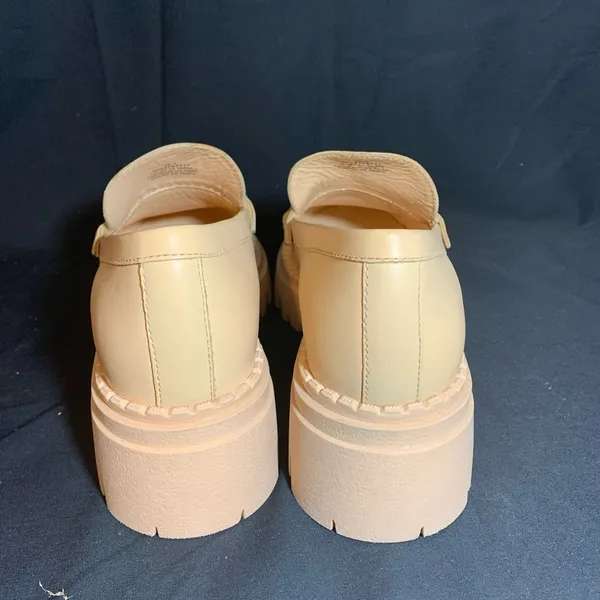 Free People Lyra Lug Sole Penny Loafer Shoes Women Size 8.5 Platform Chunky - Image 2