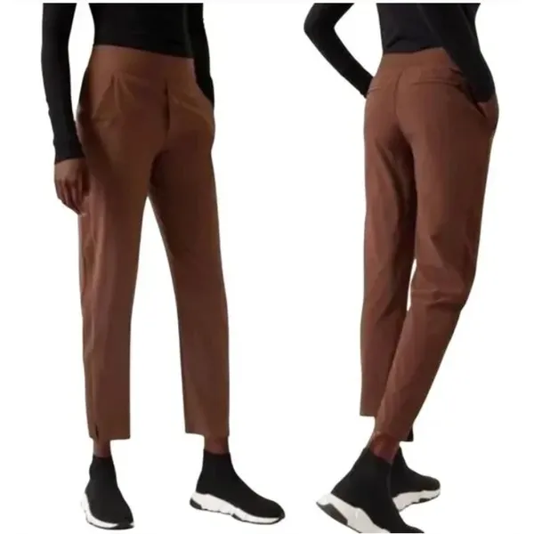 ATHLETA Brooklyn Mis Rise Ankle Pant Hearth Rose Womens Size 4 198671 - Image 16