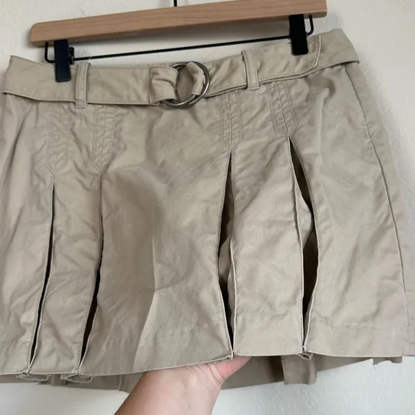 Vintage 90's Express Pleated Bubble Mini Skirt - Image 7