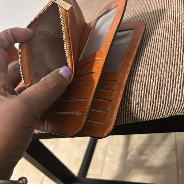 Black and Brown Women's Wallet - Image 7