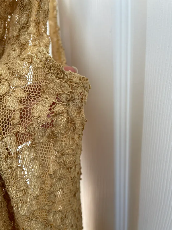 Victoria's Secret Vintage Maxi Slip dress Gold Label - Image 7