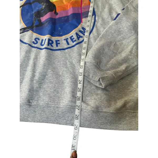 Grayson/Threads West Coast Surf Team Graphic Sweatshirt XXL Gray New - Image 7