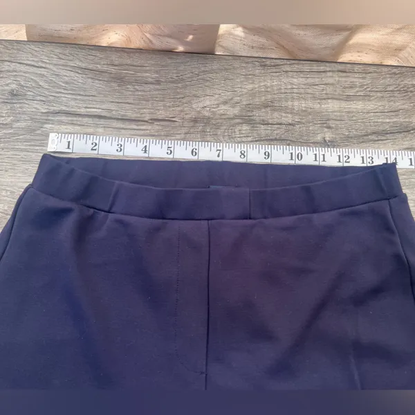 Max Mara‎ leisure navy blue wide leg pants size medium - Image 5