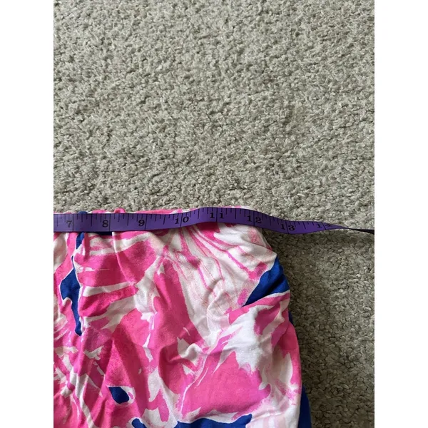Lilly Pulitzer XS Palmer Faux Wrap‎ Skirt Beach Bliss Tiki Pink - Image 4