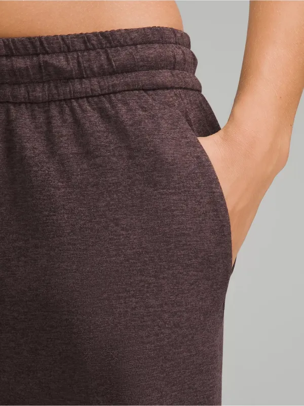 NWT Lululemon Soft Jersey Straight-Leg Mid-Rise Pant size 6 Heathered dark espre - Image 4