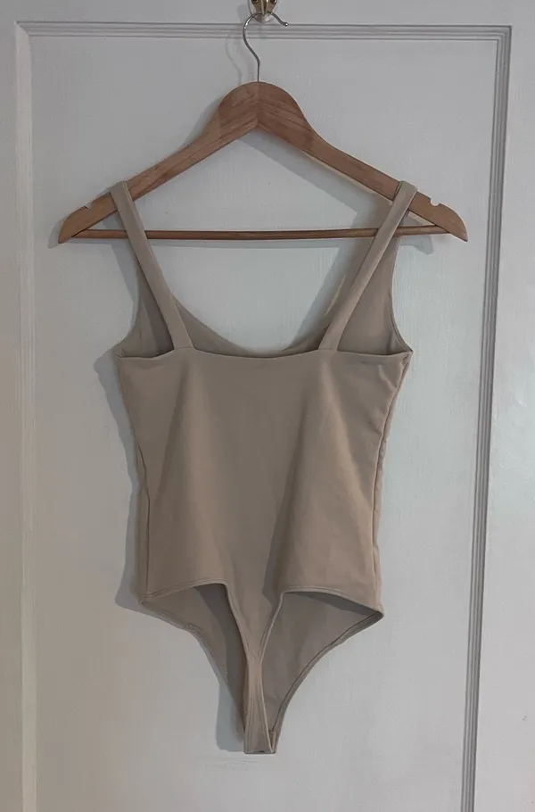 Abercrombie Tan Bodysuit Tank Top Small - Image 6