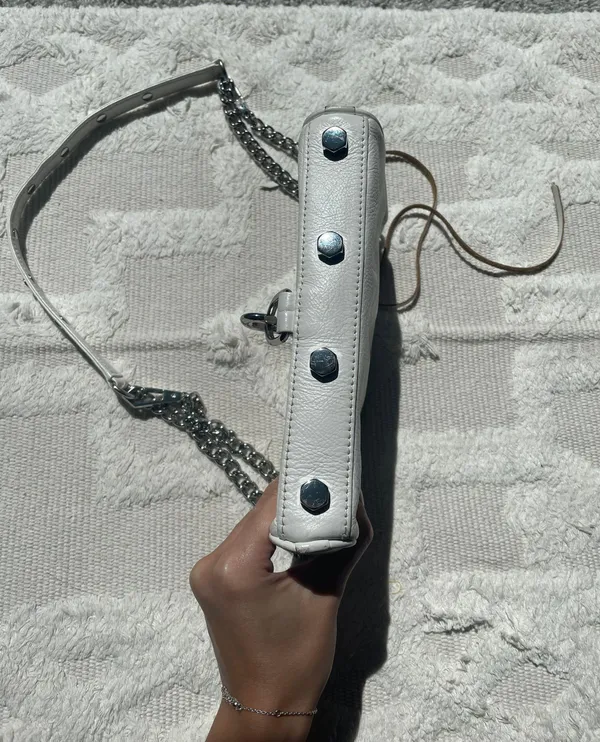 White Mini Mac Crossbody - Image 5