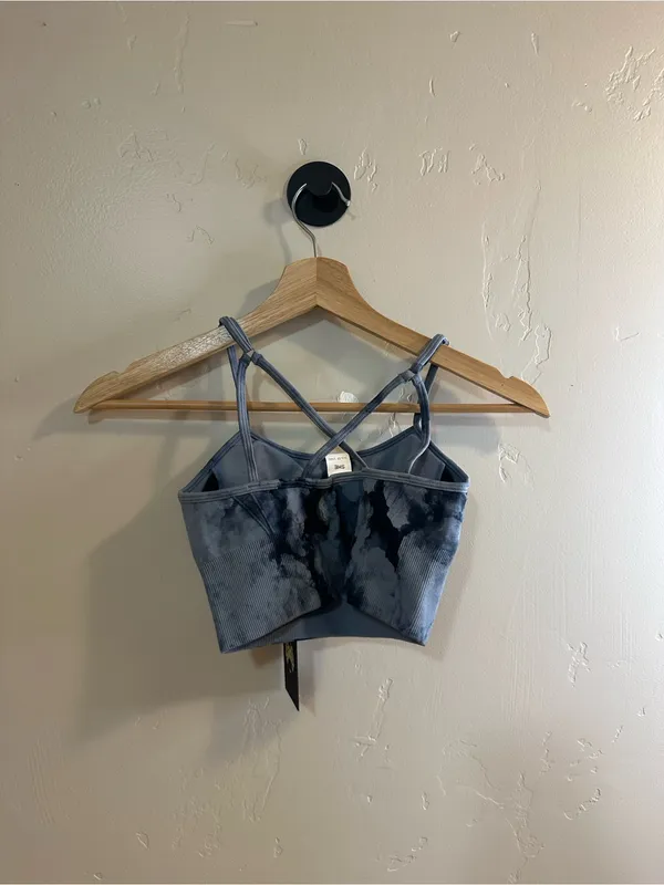 Darc Sport Single Wolf Everson Huxley Seamless Bra Small NWT Darc Blue - Image 6