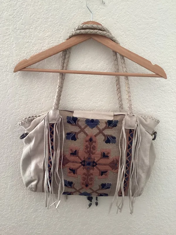 Free People Rare Emotions Tote White Cream - Image 9