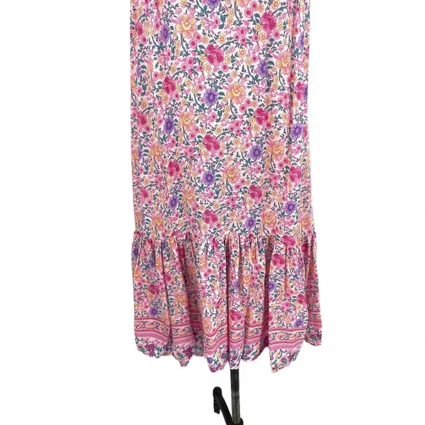 Label Of Love Rosa‎ Pink Floral Midi Dress Size Medium - Image 5
