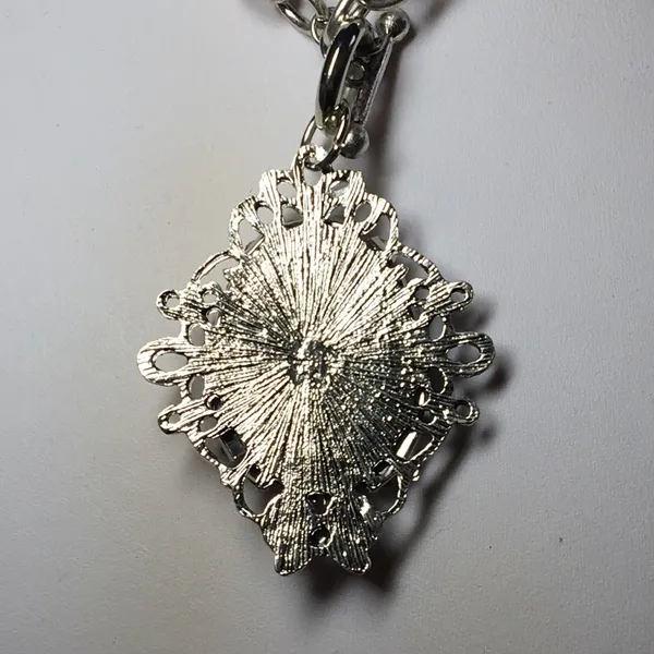 Ladies’ Old English Monogram Initial Necklace - Image 3