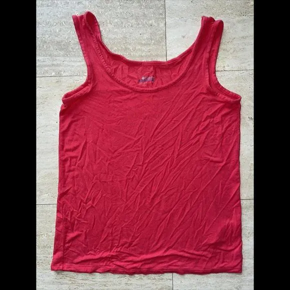 Columbia Sportswear‎ Womens Small Tank Top Coral Red - Image 3