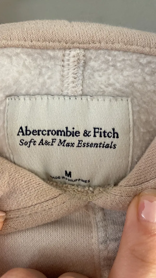 abercrombie color block crop hoodie - Image 5