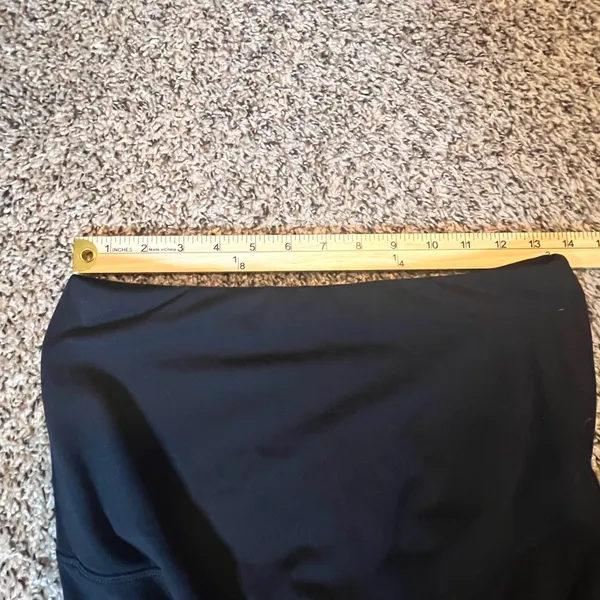 Isabel Maternity by‎ Ingrid & Isabel Black Belly Panel Leggings Large 029040514 - Image 4