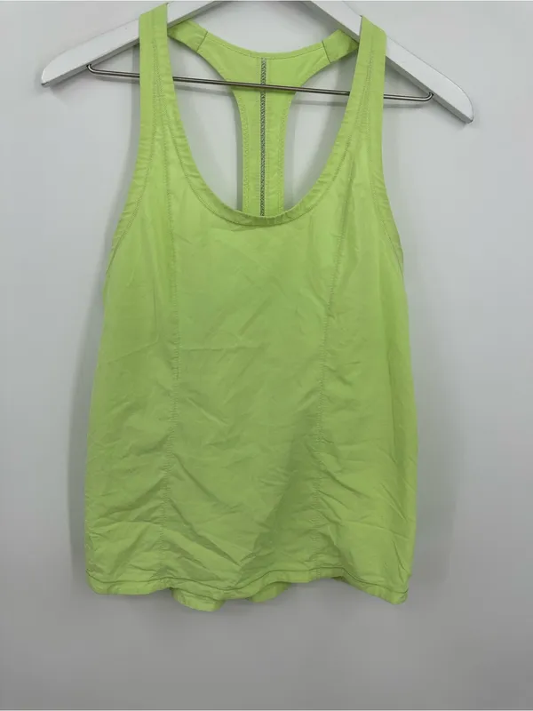 Lululemon Neon Tank Top Size Small Gym Workout - Image 3