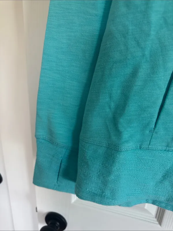 Free2B Lightweight Active Women's Sweatshirt-Beach Boucle Hoodie in Wave Blue - Image 6