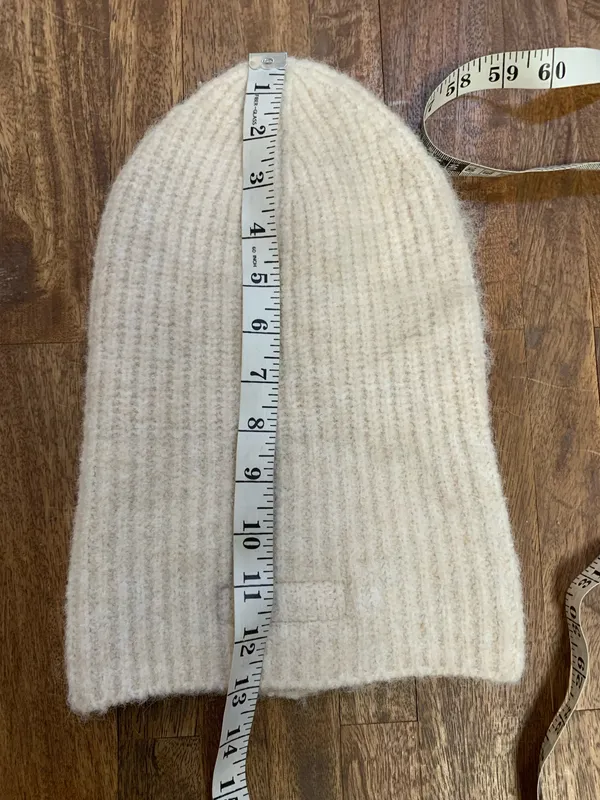 NWT Favorite Daughter The Logo Patch Rib Beanie Tan - Image 5