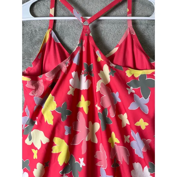 Outdoor Voices Pink Butterfly Print Strappy Athletic Exercise Mini Dress Size XL - Image 4