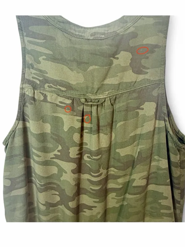 ANTHROPOLOGIE SANCTUARY Women’s Cameo Sleeveless Utility Romper Size Small - Image 8