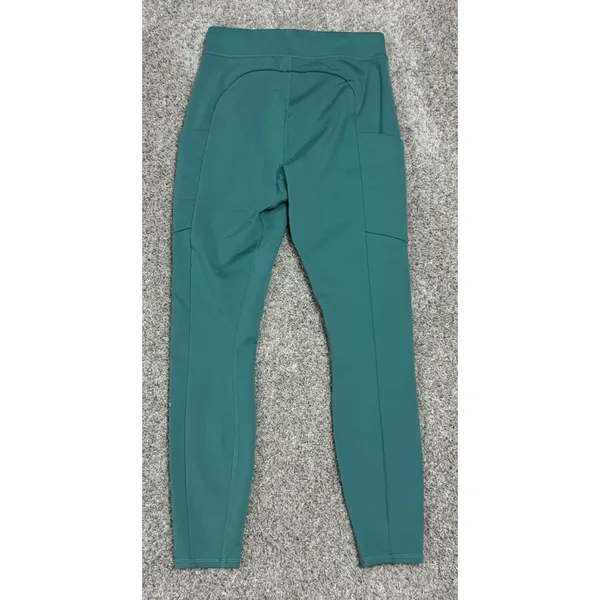 Alo Yoga Checkpoint 7/8 Leggings High Waist Drawstring Pockets Ocean Teal Sz XS - Image 6