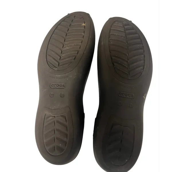 Crocs Olivia II Ballet Flats Brown Slingback Women's Size 11 - Image 8