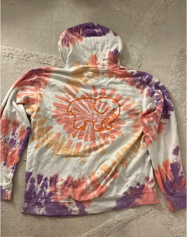 Ivory Ella Sweatshirt Tie-Dye - Image 2
