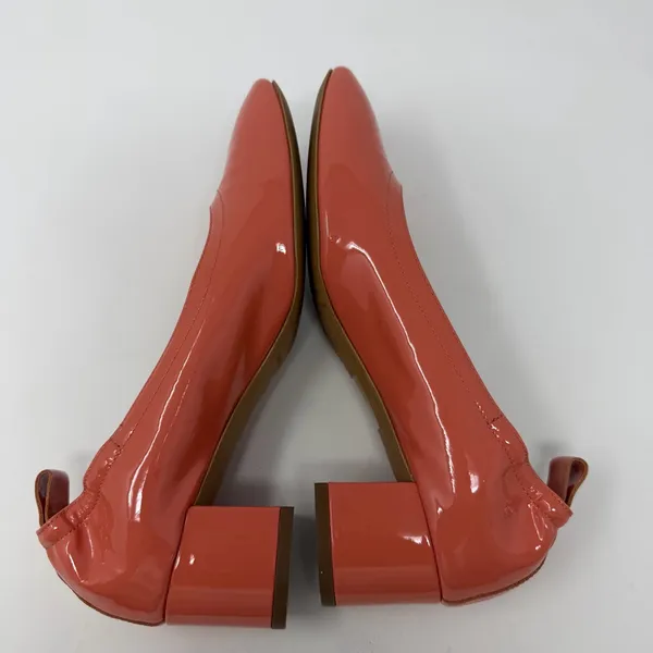 Everlane‎ The Day Heel Peach Coral Patent Leather Womens Size 6 - Image 9