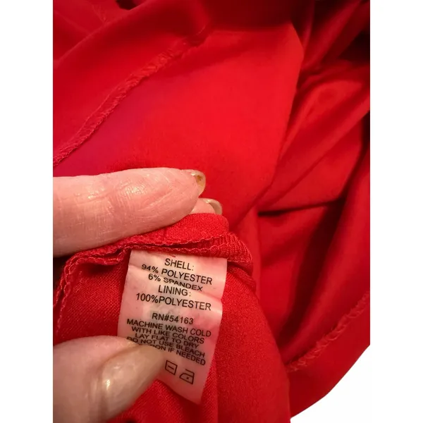 Calvin Klein Red Sheath Dress - Size 12 - Image 11