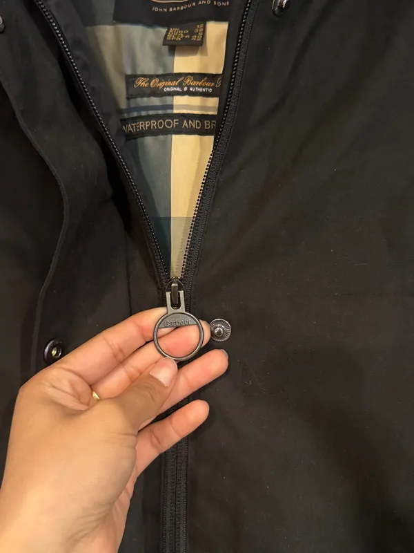Barbour Winter Beadnell Waterproof Jacket Black Ancient 8 - Image 5