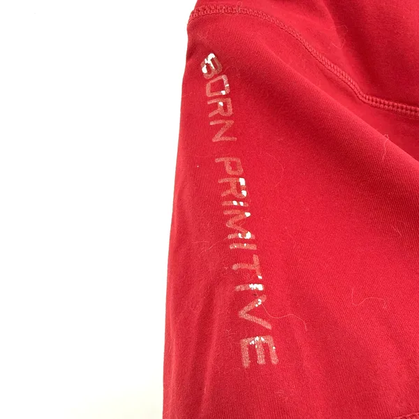 Born Primitive Size Small Double Take‎ Booty Short Red Athleticwear Exercise - Image 4