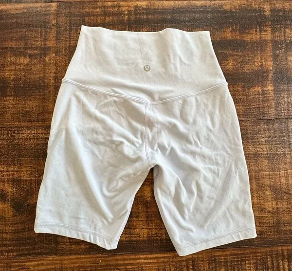 Lululemon Align High Rise 8” inseam shorts in Pastel Blue- Like New - Image 8