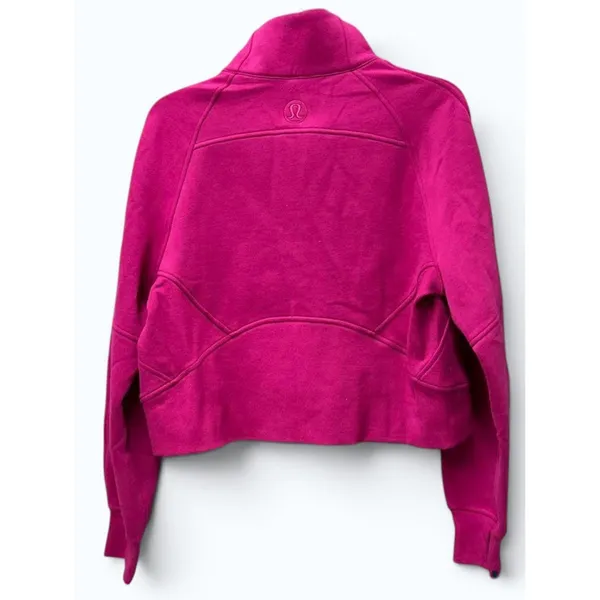 Lululemon Scuba Oversized Funnel Neck Half Zip XS/S Ripened Raspberry Gold NWT - Image 2