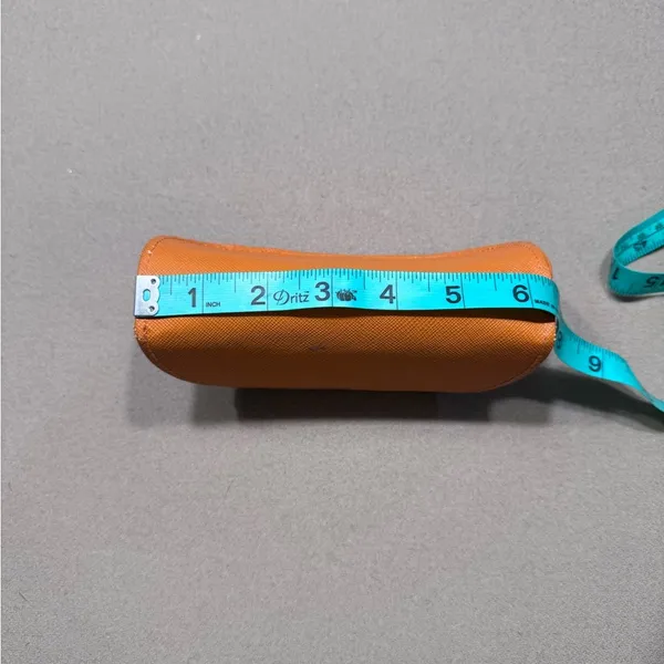 Tory Burch Burnt Orange Glasses/ Sunglasses Case - Image 5