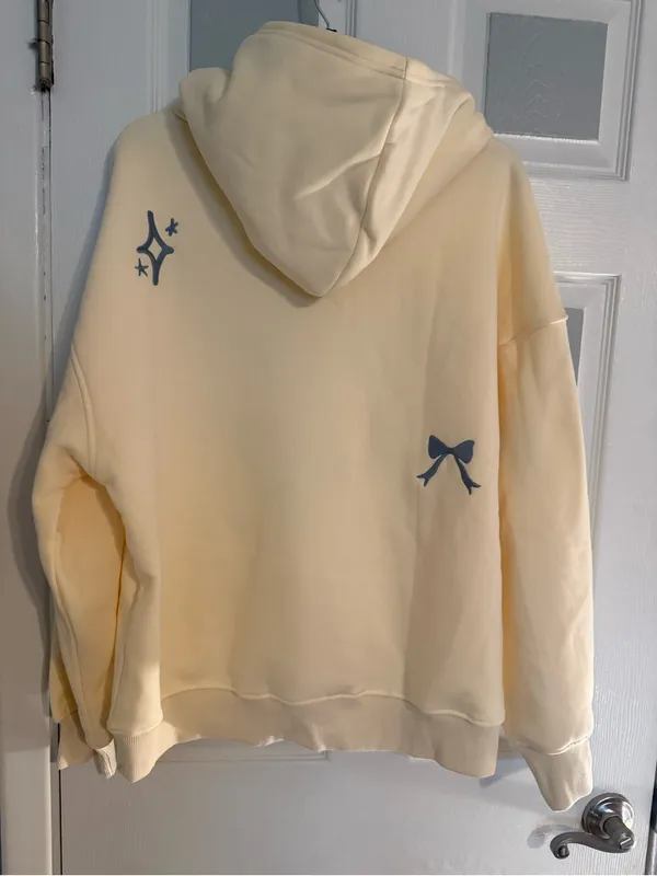 Altar’d State Bow Graphic Hoodie Sweatshirt - Image 3