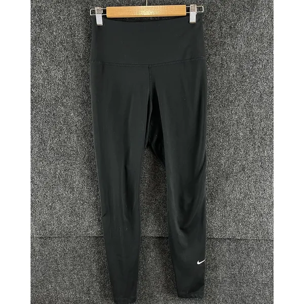 Nike Dri-FIT High Rise Black Leggings Pants Women's Size Small Workout Active - Image 2