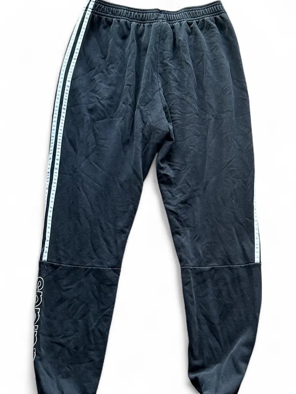 adidas black and white jogger sweatpants - Image 2