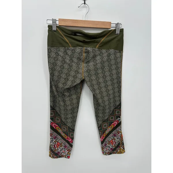 Prana Womens Green Capri Leggings Size S Workout Gym Training Low‎ Rise - Image 2