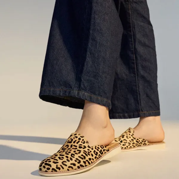 Rollie Derby Mule in Camel Leopard Size 8‎ or 39 Brown - Image 2