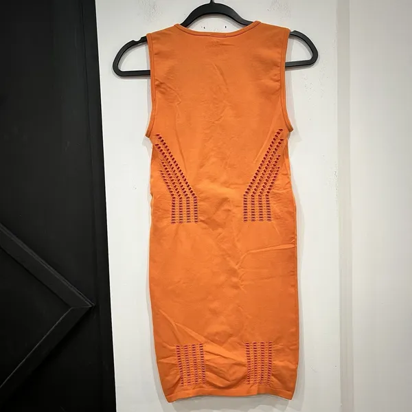NWOT Urban Outfitters Iets Frans Orange Bodycon Cutout Dress Size Medium - Image 3