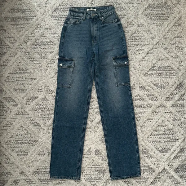 PacSun Cargo 90’s Boyfriend Jeans - Image 3