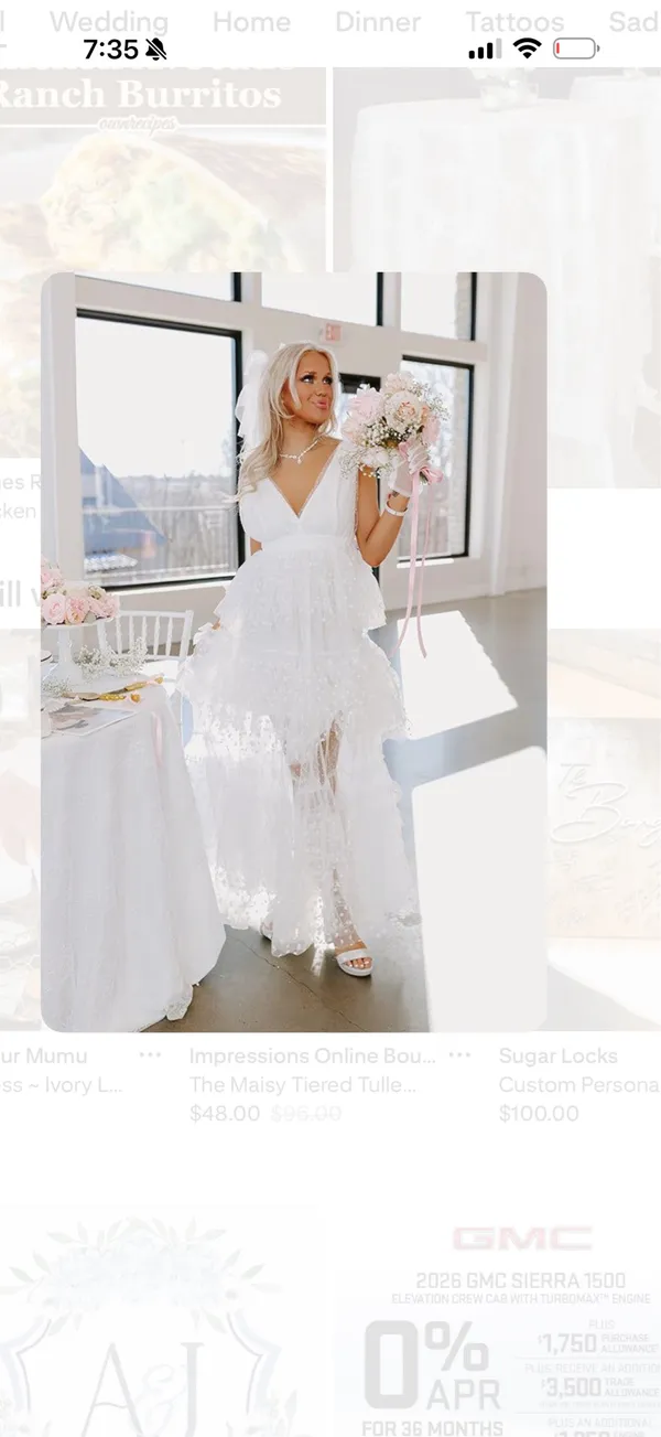 Boutique White dress - Image 2