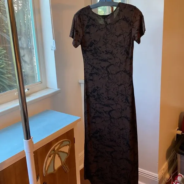 Vintage Brown Long‎ Dress - Image 6