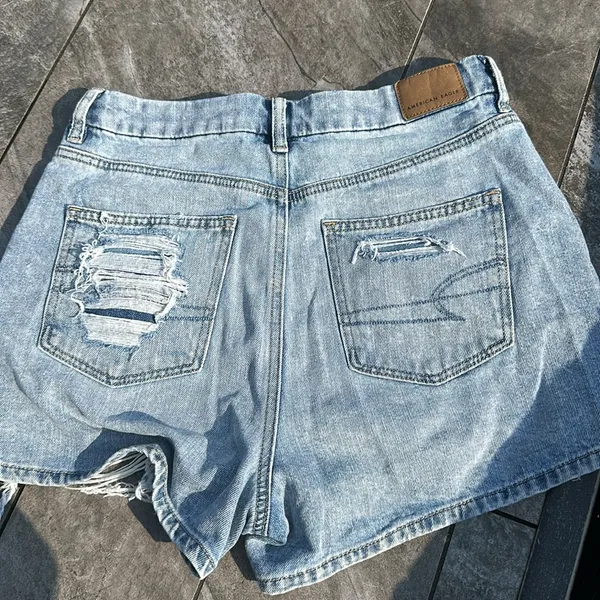 Ripped jeans shorts - Image 2
