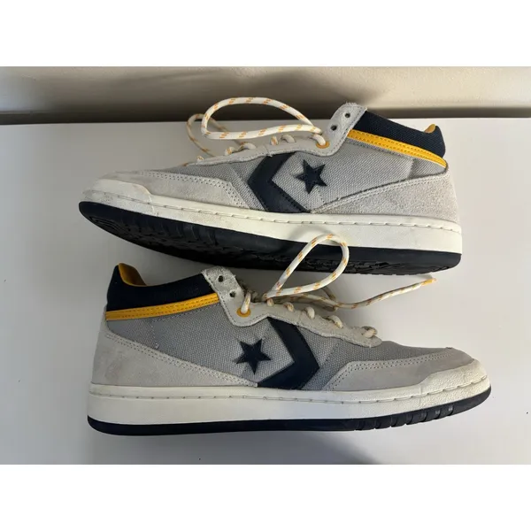 Converse Fastbreak Pro Mid Suede & Canvas Navy Grey Women’s 8 A09187C - Image 3
