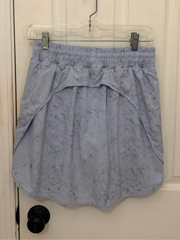 Lululemon Hotty Hot High Rise Skirt in Gravel Dust Pastel Blue - Image 8