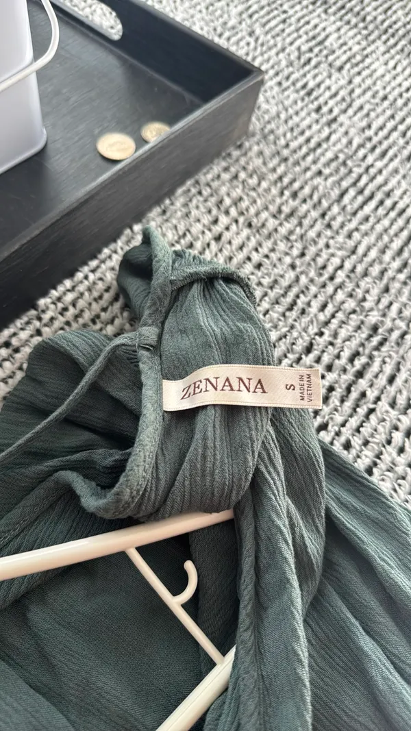 Zenana romper green size small - Image 4