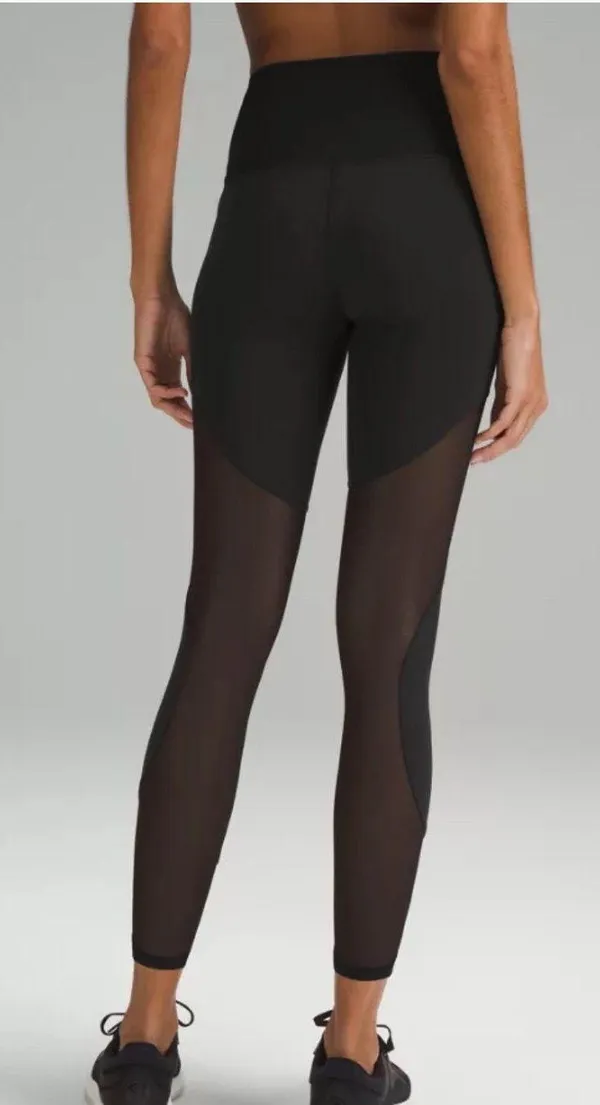 Lululemon Wunder Train Mesh Panel High-Rise Tight 25" - Image 2