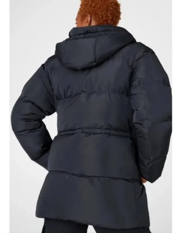 Fabletics Black Puffer Jacket - Image 4