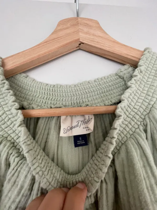 Green Baby Doll Dress - Image 2