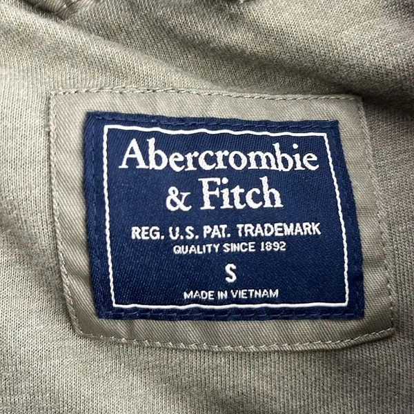 Abercrombie‎ & Fitch green utility zip up jacket women’s size small - Image 2